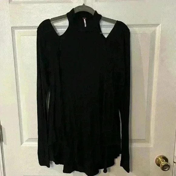 Free People Downtown Girl Cutout Long Sleeved Tunic - Picture 1 of 5